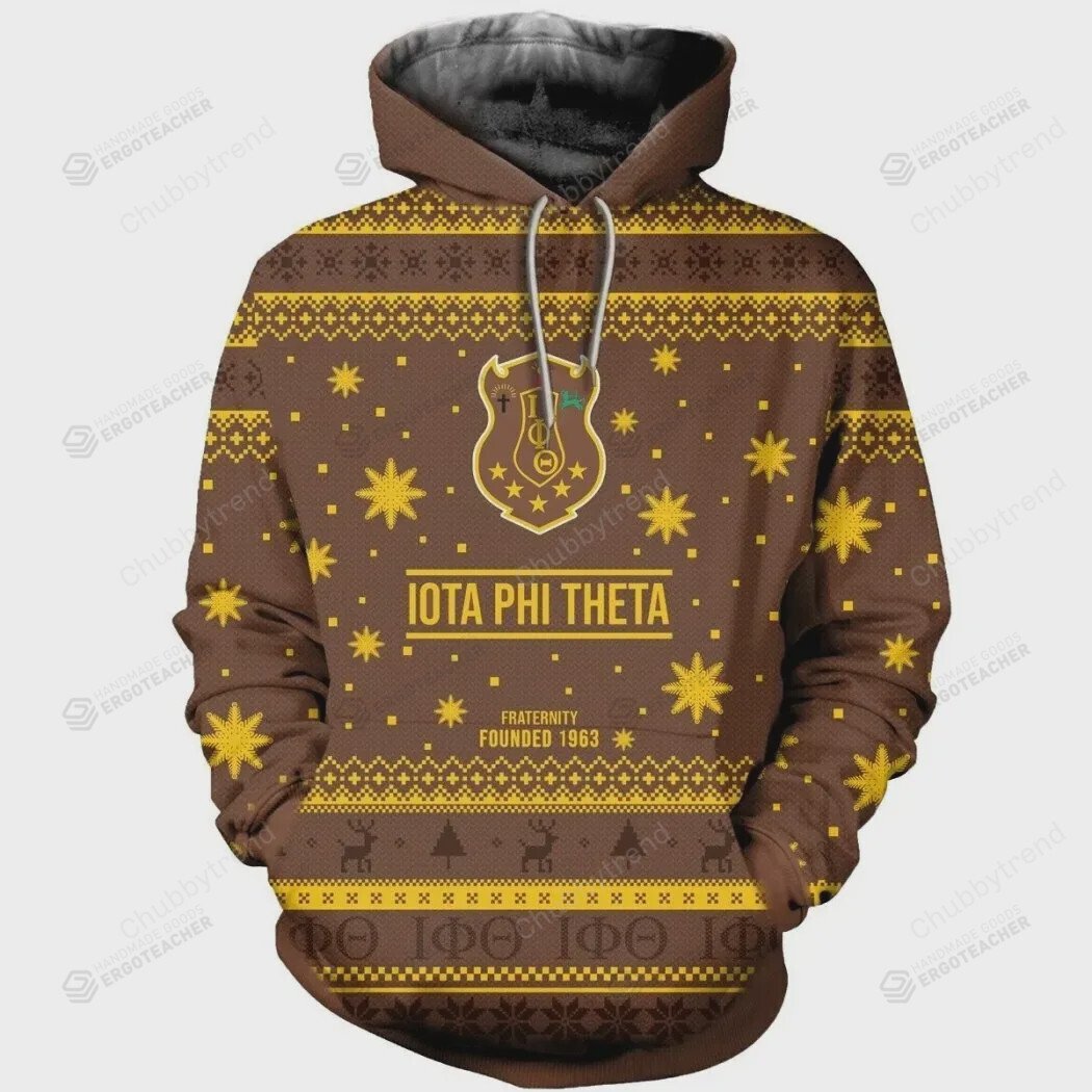 Africa Zone – Iota Phi Theta Founded 1963 Christmas 3D All Over Printed Hoodie, Zip- Up Hoodie