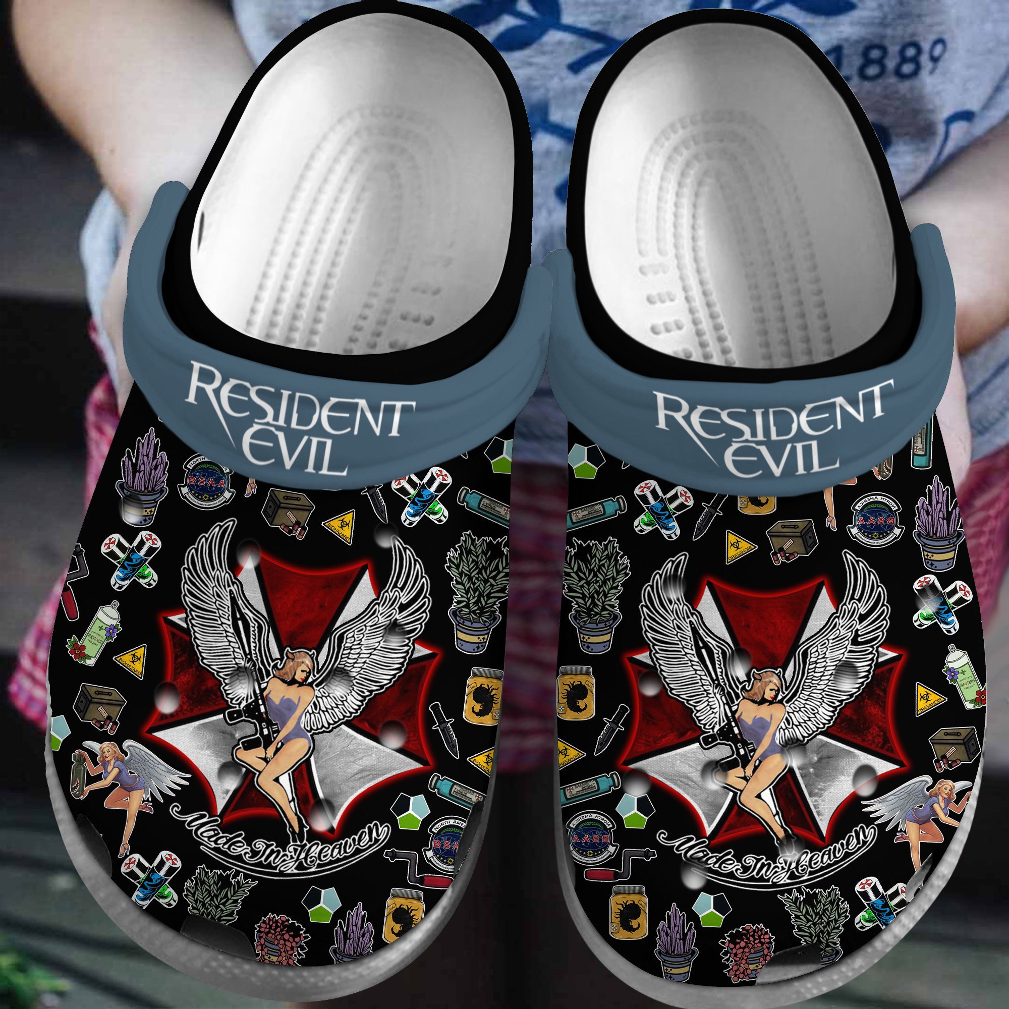 Resident Evil Games Movie Crocss Clogs For Men Women And Kid Ht1706779633