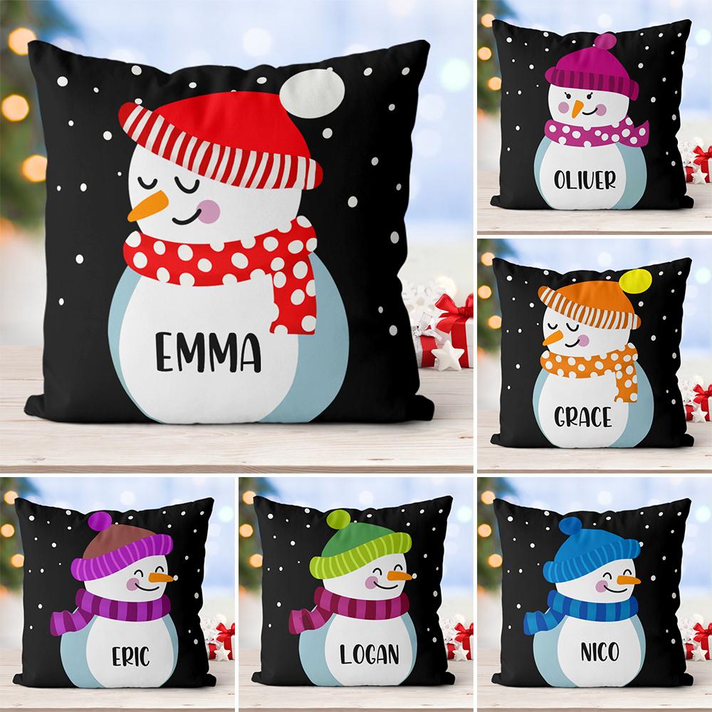 Custom Name Little Snowmen Children’S Pillowcase