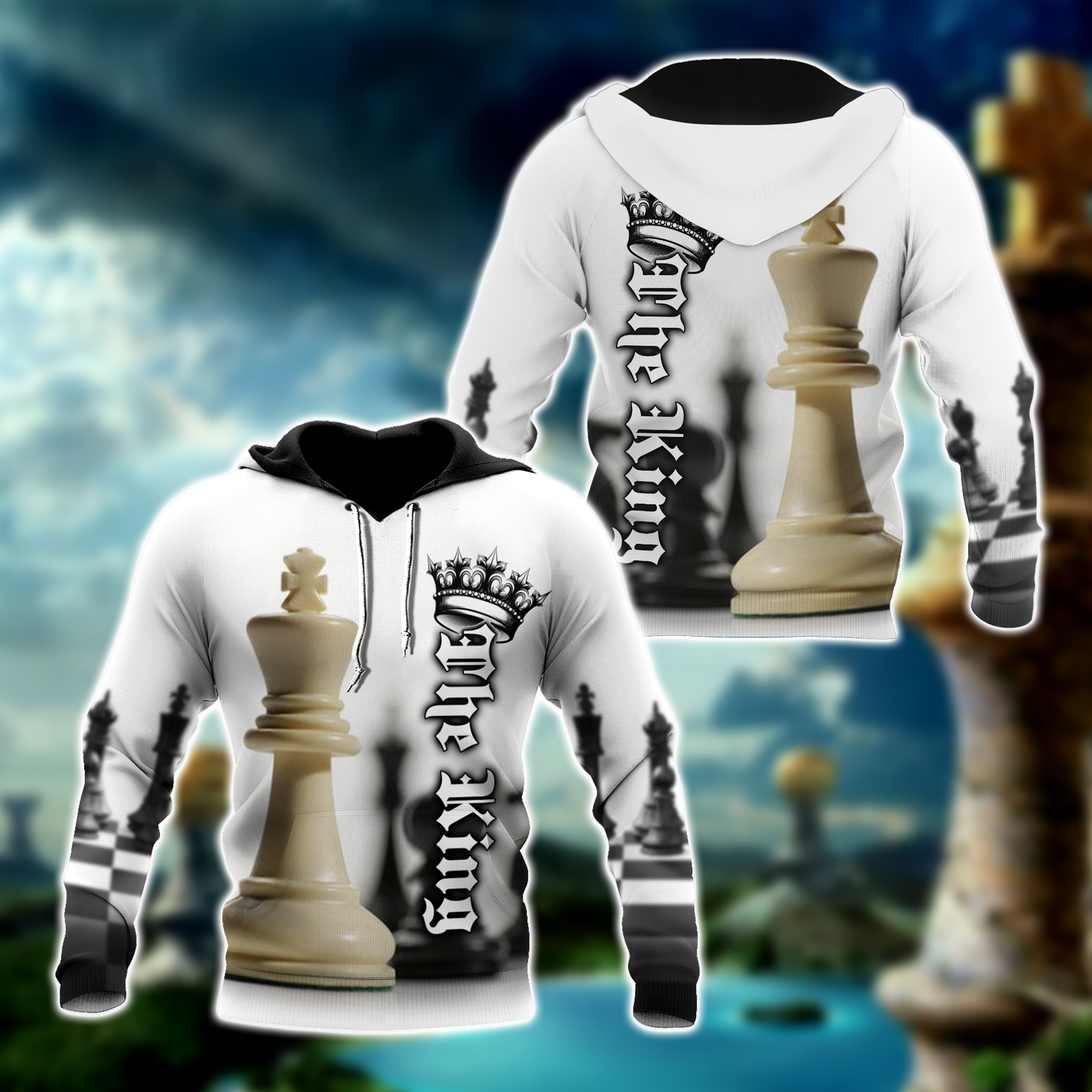 3D All Over Printed Chess Lovers- White King Unisex Shirts PD07022102 XT