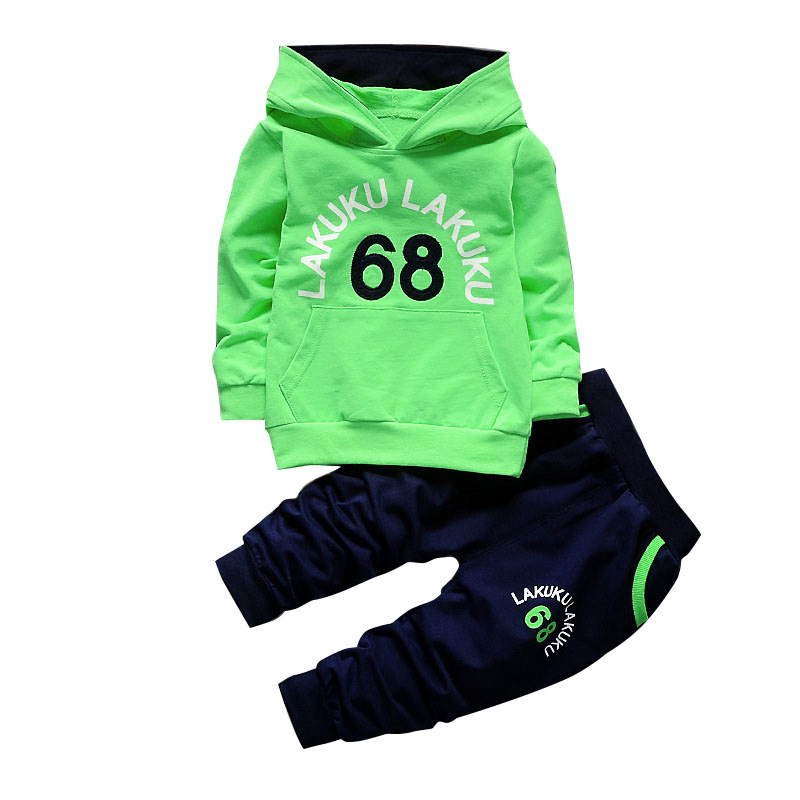 Toddler Boys Sport Cotton Clothing Set Baby Spring Autumn Pullover Sweater Pants 2Pcs Tracksuit Children Kids Clothes Sets alx