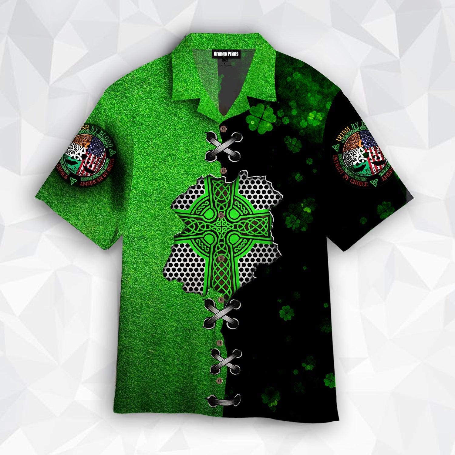 Green Irish St Patrick Celtic Knot Hawaii Shirt For Men And Women Ha74466