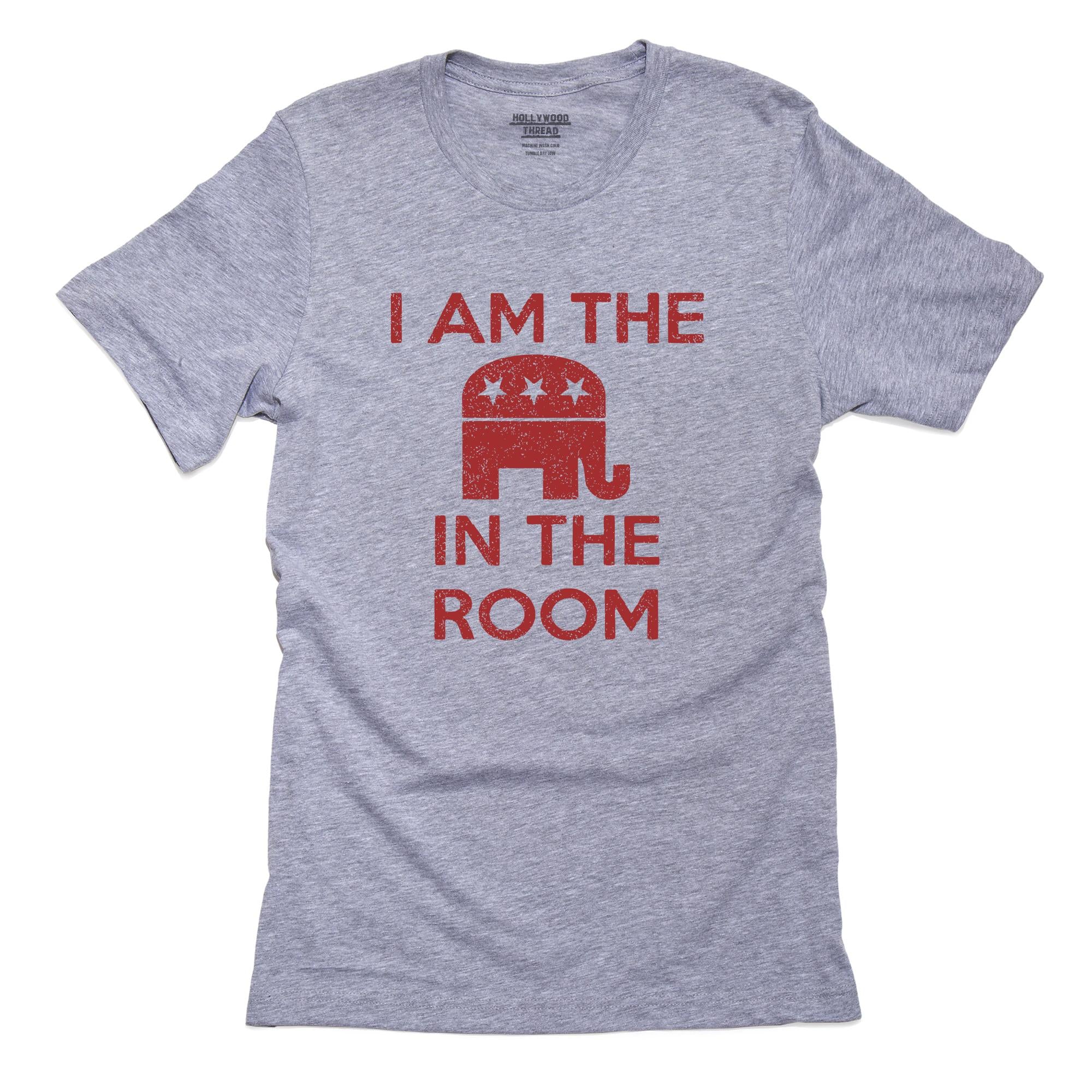 Republican I Am The Elephant In Room Political T-Shirt, Framed Print, Pillow, Golf Towel