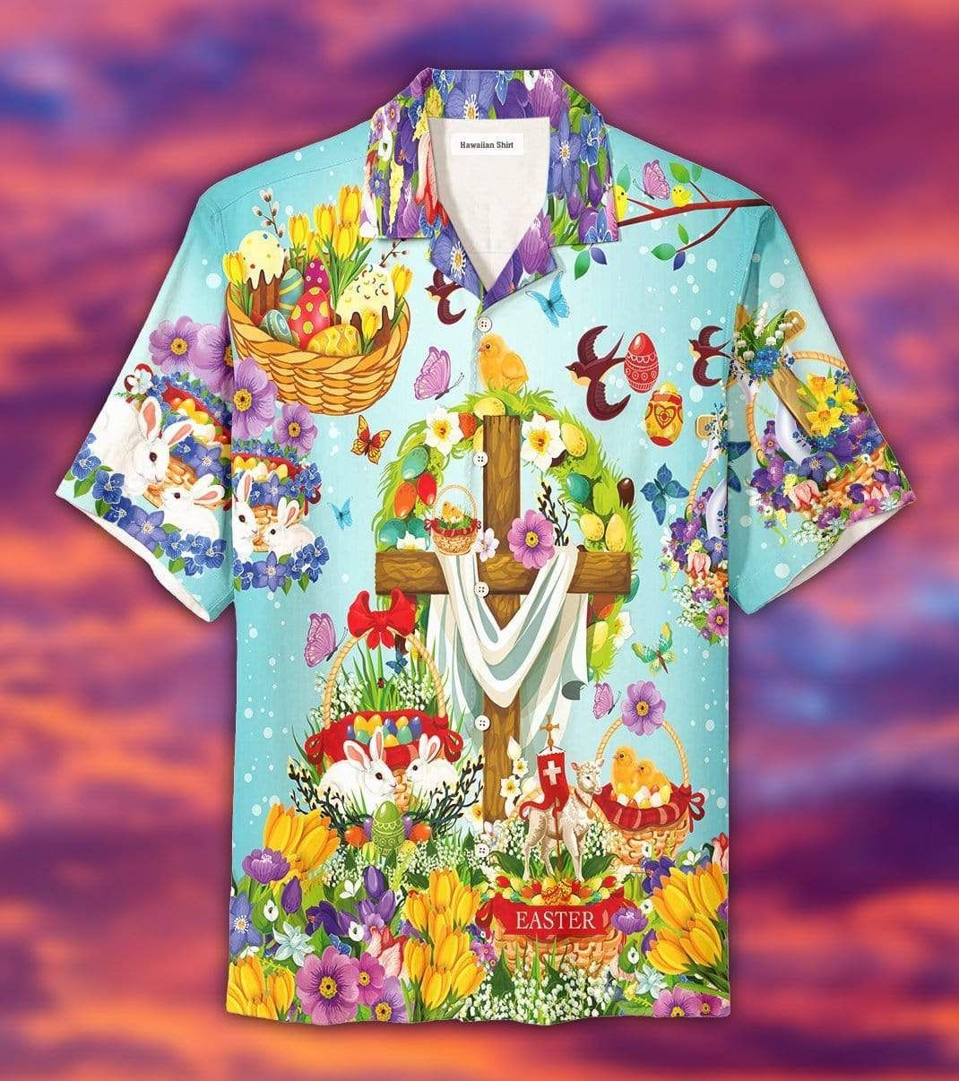 Hawaii Aloha Shirts Happy Easter May The World Find Peace Ha16863