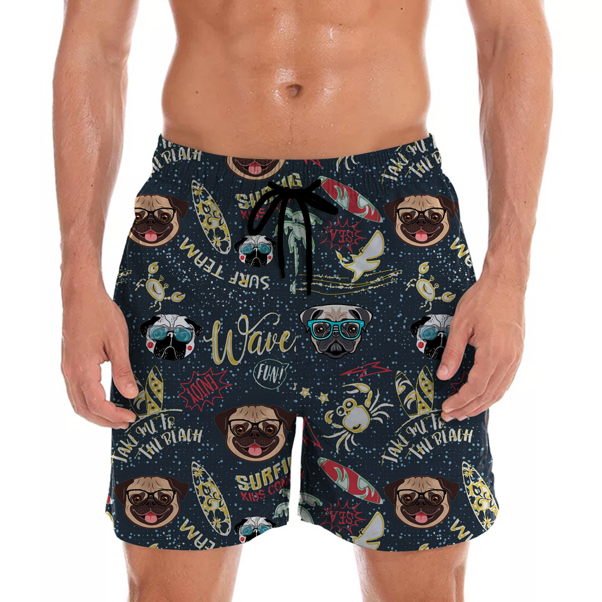 Pug Aloha Hawaii Shorts Ha76285