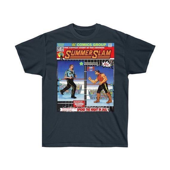 Comic Book Wrestling Jailhouse Match Shirt