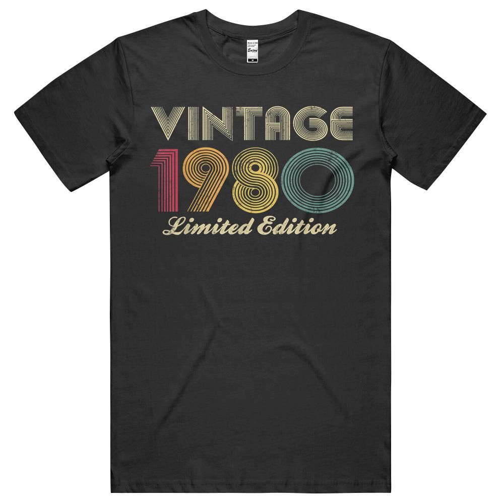 1980 40th Birthday Gift Vintage Limited Edition Men Women Unisex Shirt