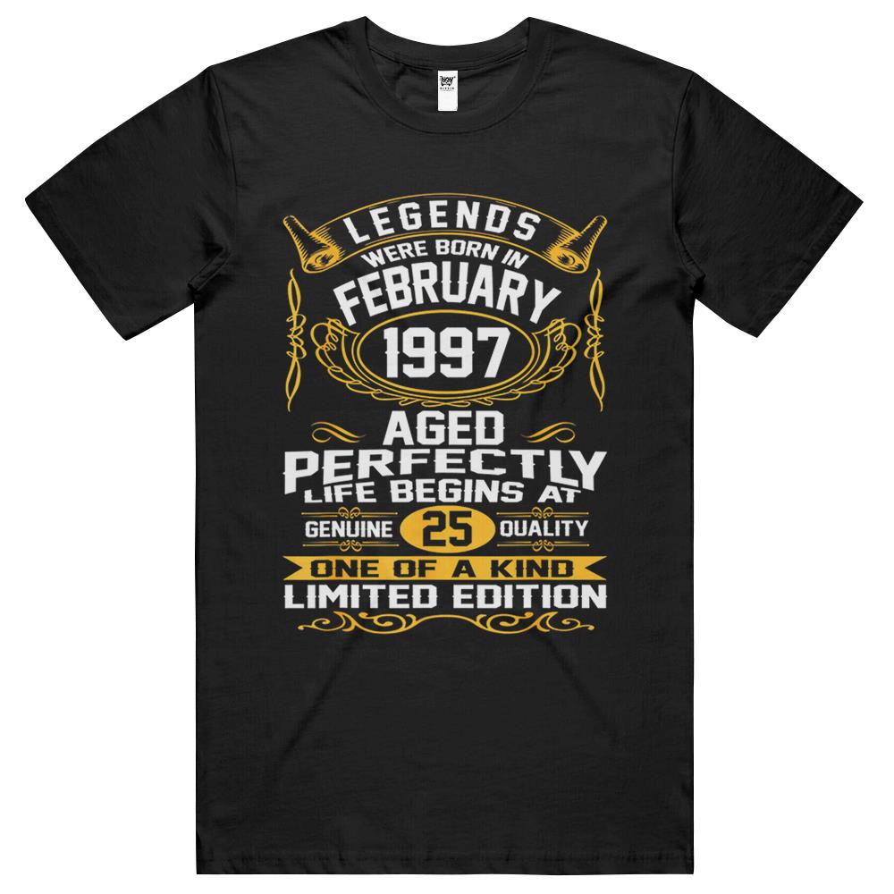 February 1997 25Th Birthday Gift 25 Year Old Men Women T Shirts