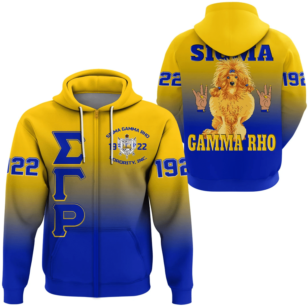 Sorority Hoodie – Sigma Gamma Rho Gradient Zip Hoodie