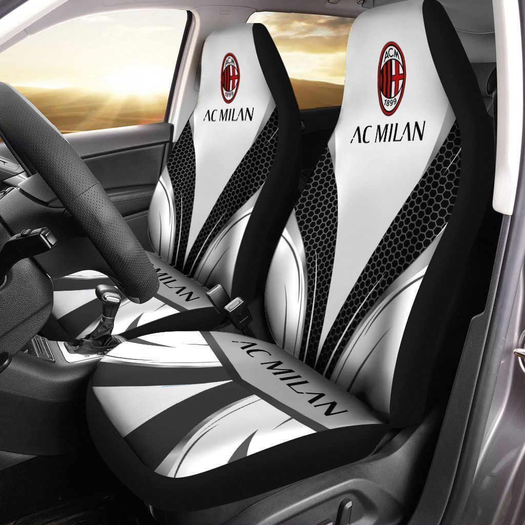 Ac Milan Car Seat Cover Ver 6 (Set Of 2)