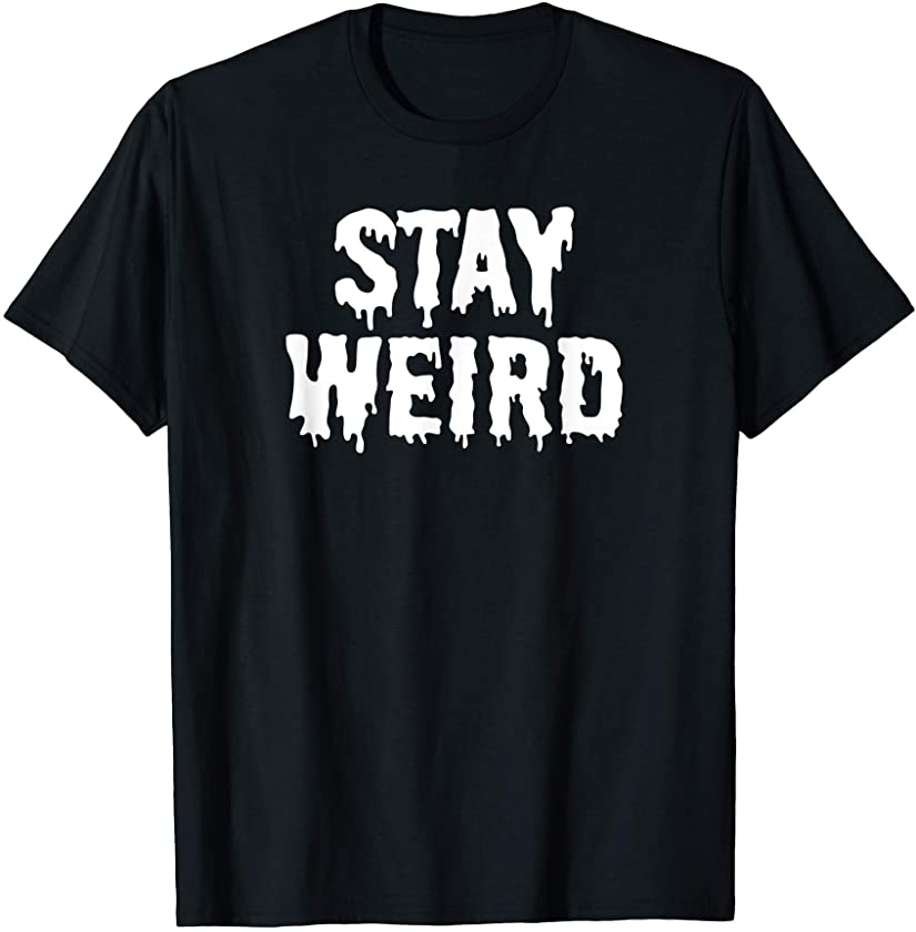 Stay Weird Emo Goth Aesthetic Pastel Goth Grunge E-Girl T-Shirt