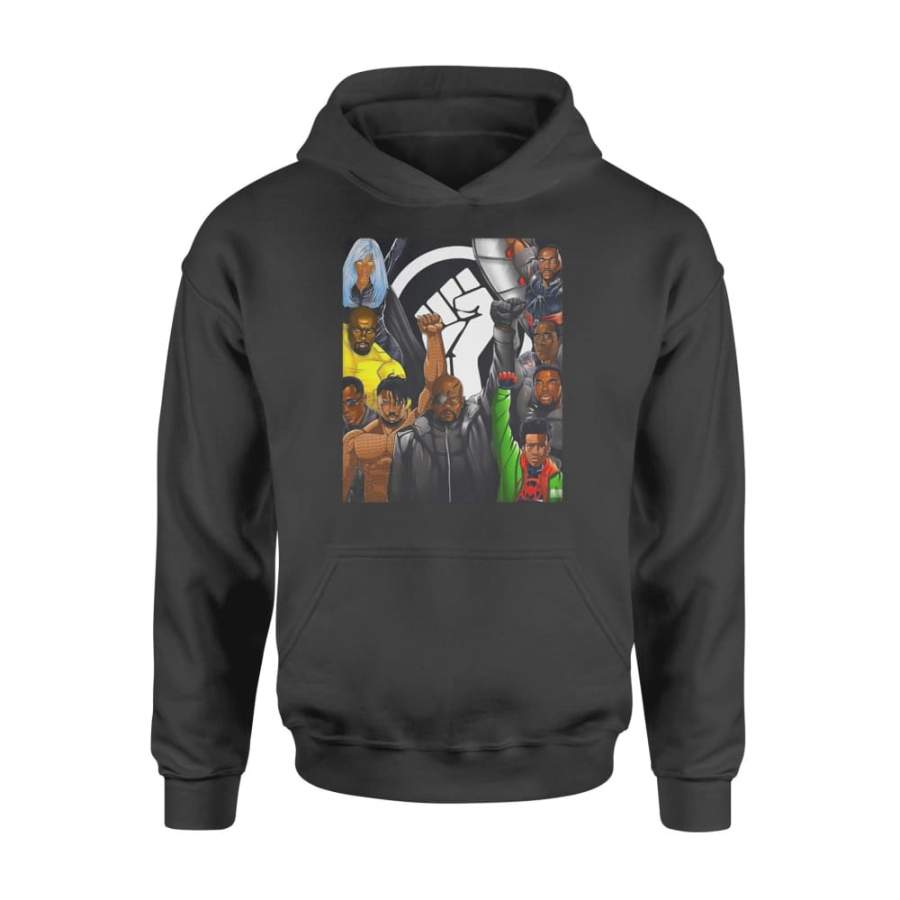 The Fist Superheroes No Justice No Peace Black Lives Matter – Standard Hoodie