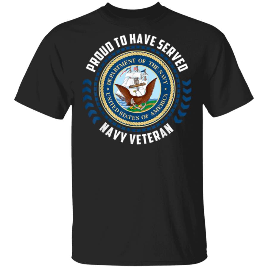 Proud to have served navy veteran TShirt