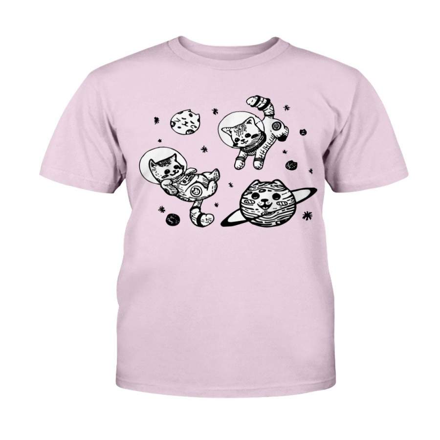 Kitty Cats Flying in Space – Kittens T-Shirt