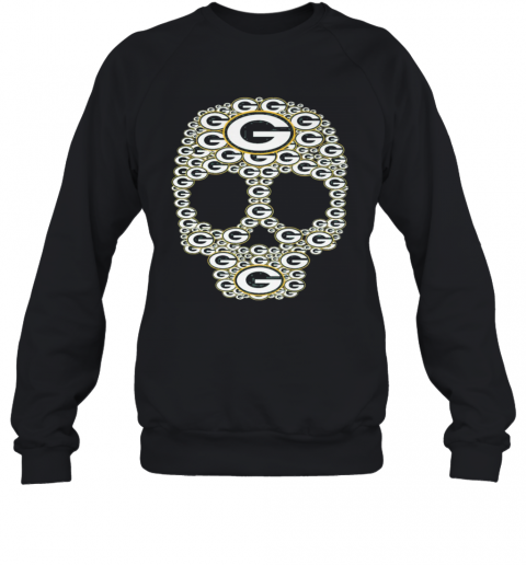 Skull Green Bay Packers Logo Sweatshirt