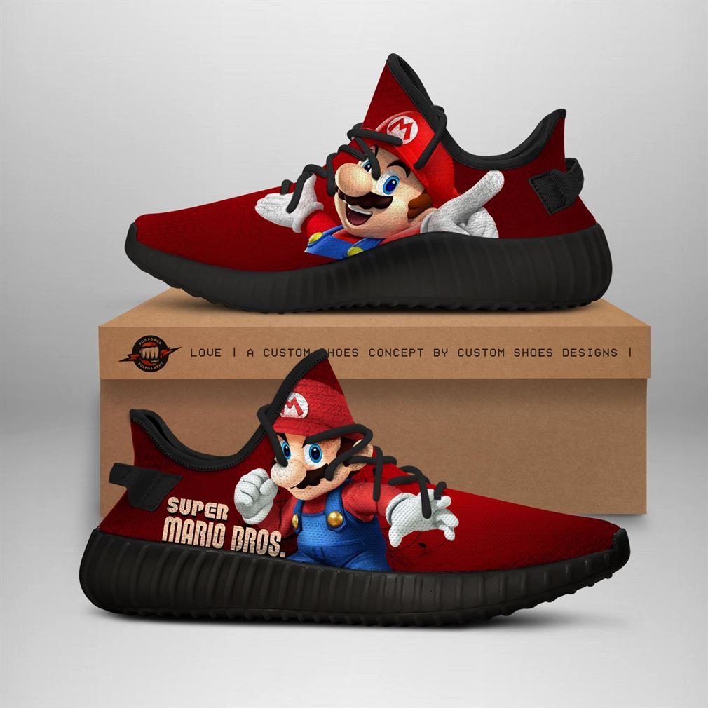 Super Mario Yeezy Sneakers Shoes Art 1867