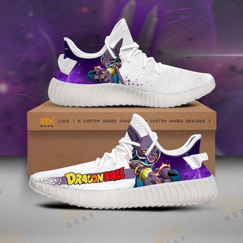 Best Dragon Ball Yeezy Sneakers Beerus Egytian God Design Yeezy Sneake