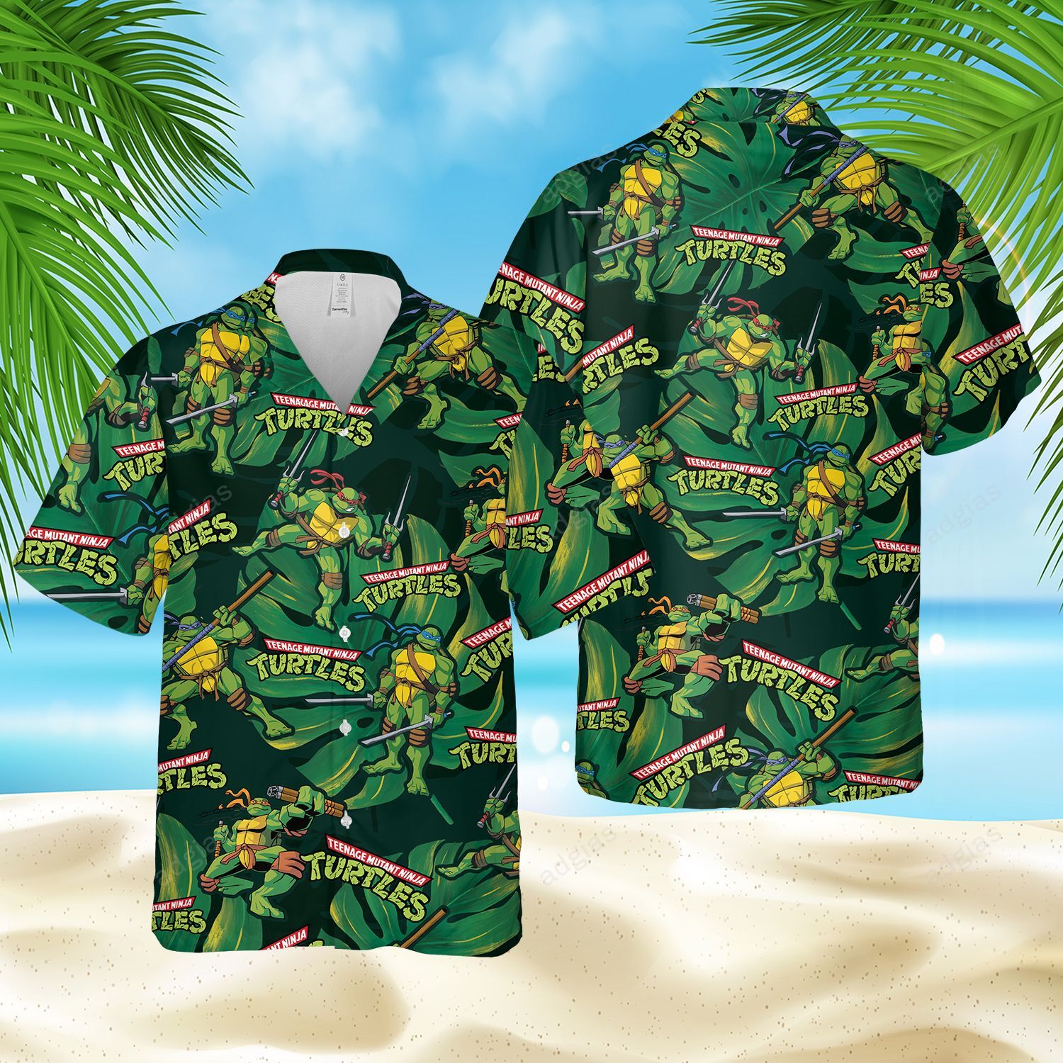 Turtles Hawaiian Beach Summer Outfit Ha86308