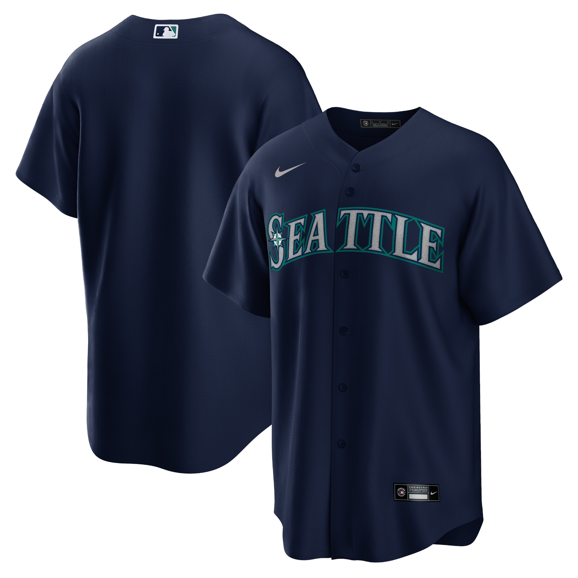 Seattle Mariners Alternate Replica Team Jersey – Navy