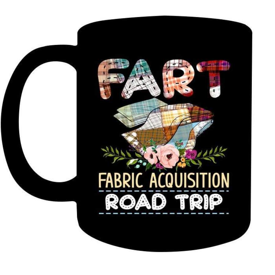 Quilting Fart Road Trip Cute Shirt Mug