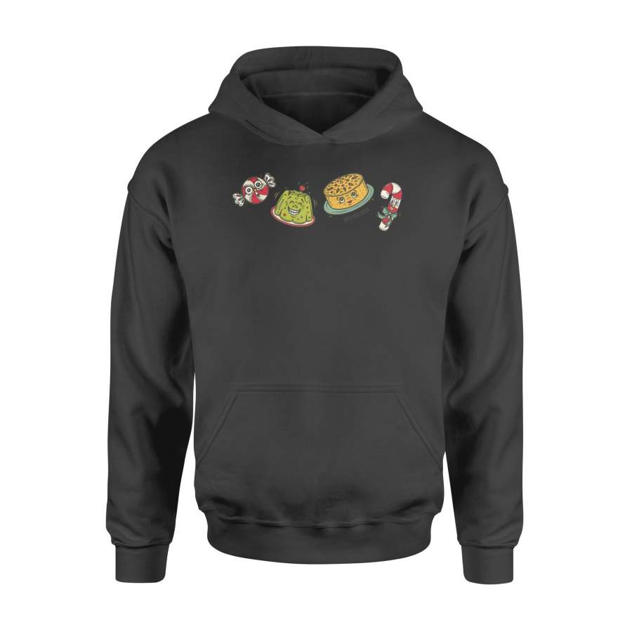 Christmas Gift Idea Merry Christmas With Cakes And Candies – Standard Hoodie