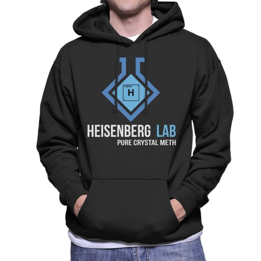 Breaking Bad Heisenberg Lab Pure Crystal Meth Men’s Hooded Sweatshirt