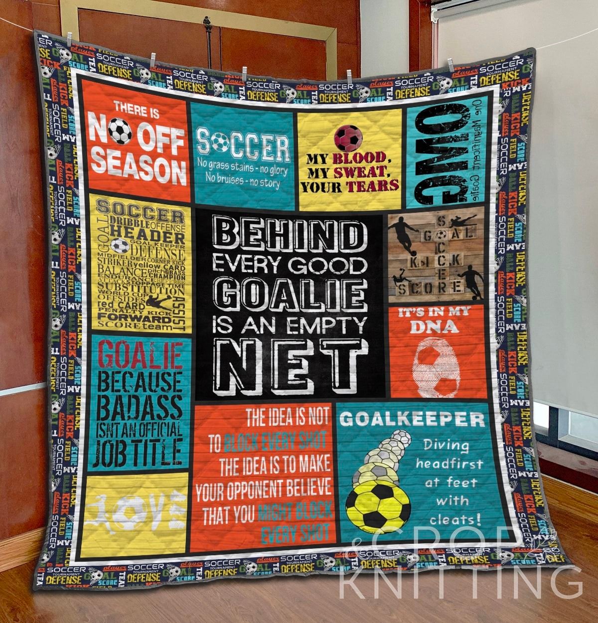 Goalkeeper LI 3D Quilt Blanket 231