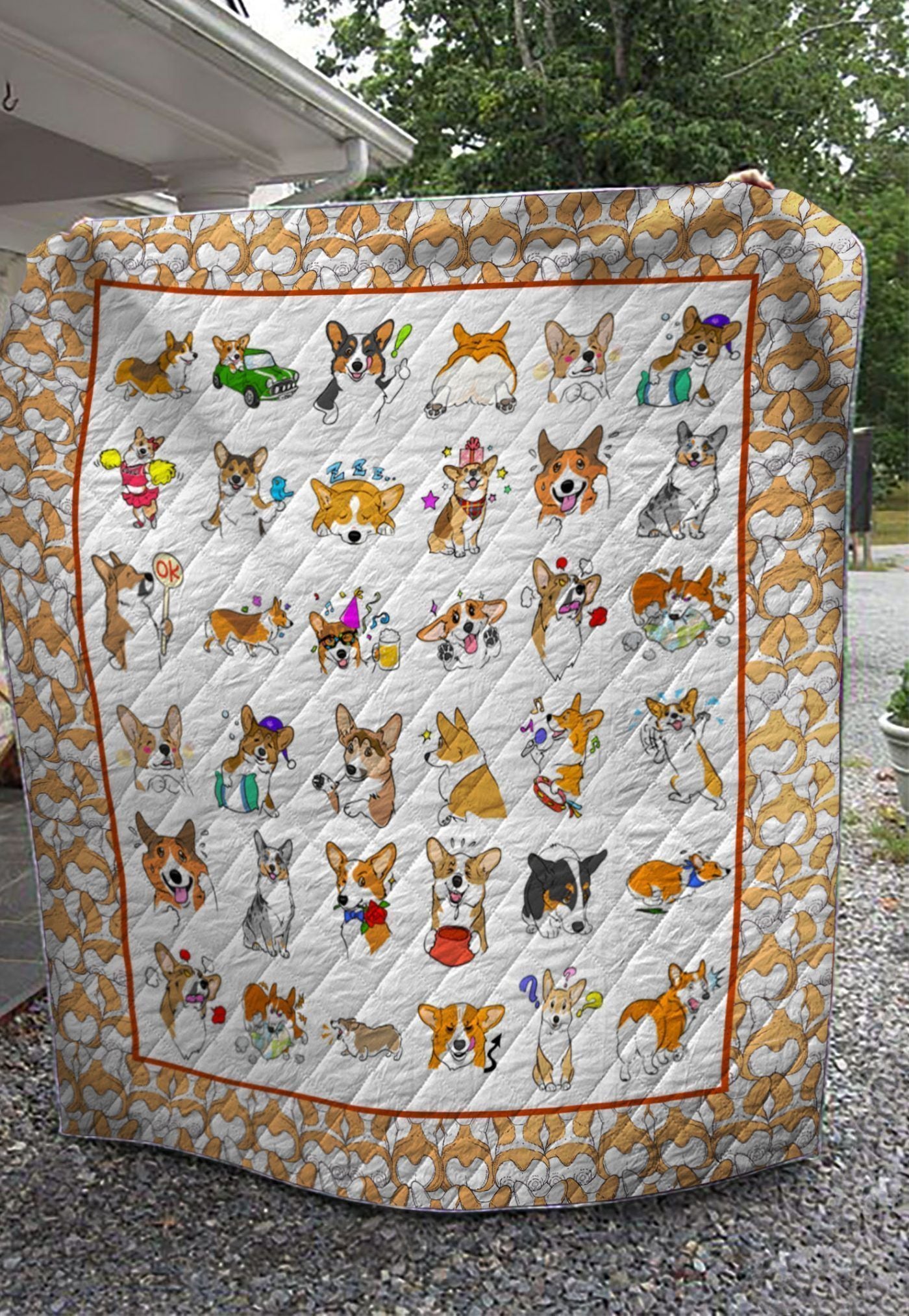 Corgi My Boss LF1 3D Customized Quilt