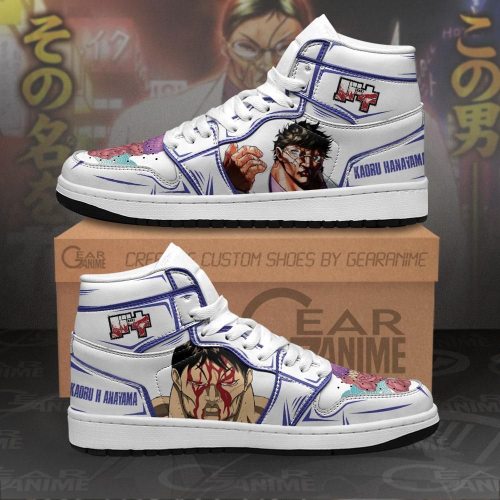 Kaoru Hanayama Baki Custom Anime Mn11 Air Jordan Shoes Sport Sneakers