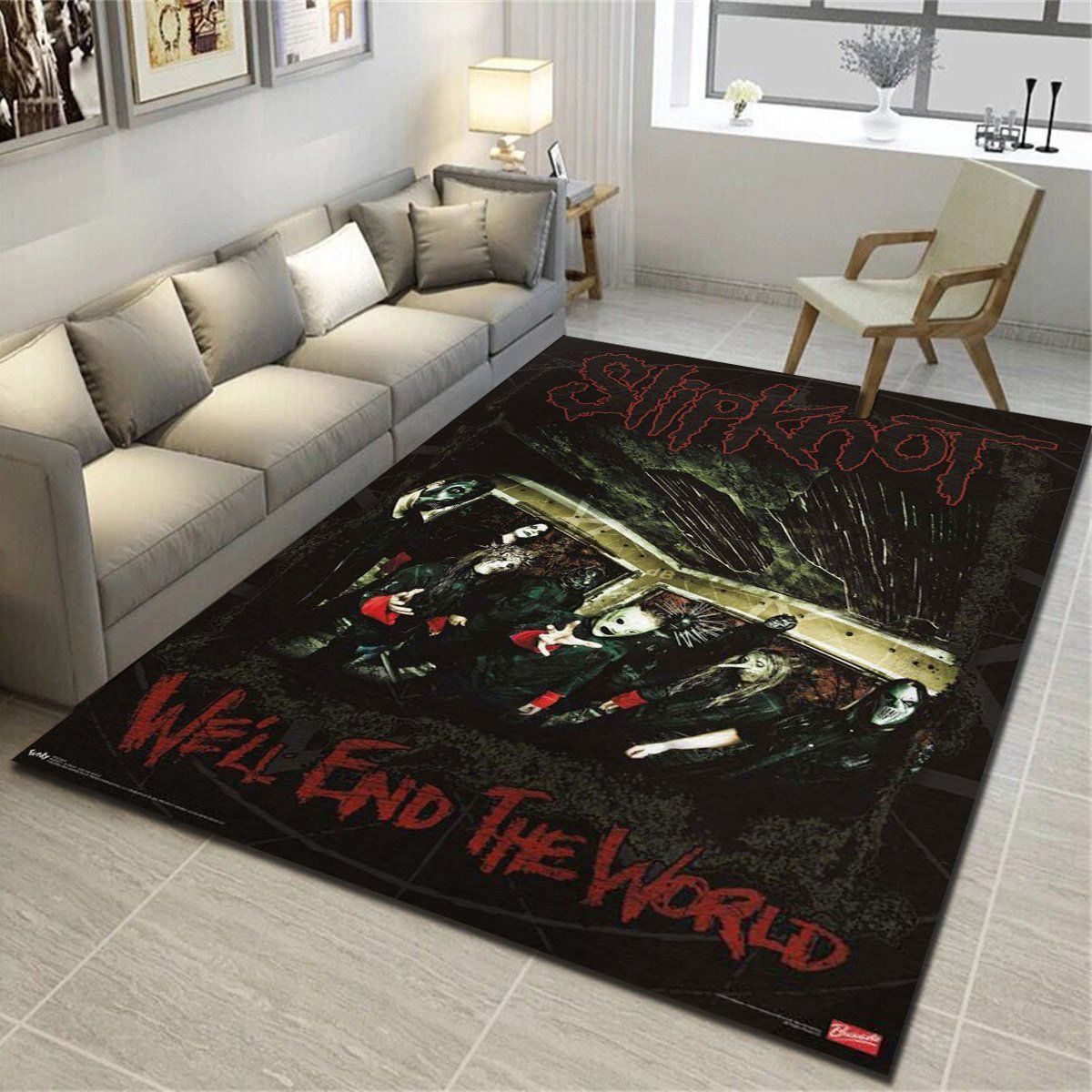 Slipknot End The World Area Rugs, Living Room Carpet