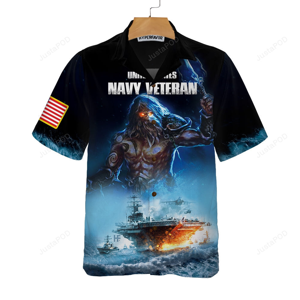 Navy Veteran Hawaiian Shirt