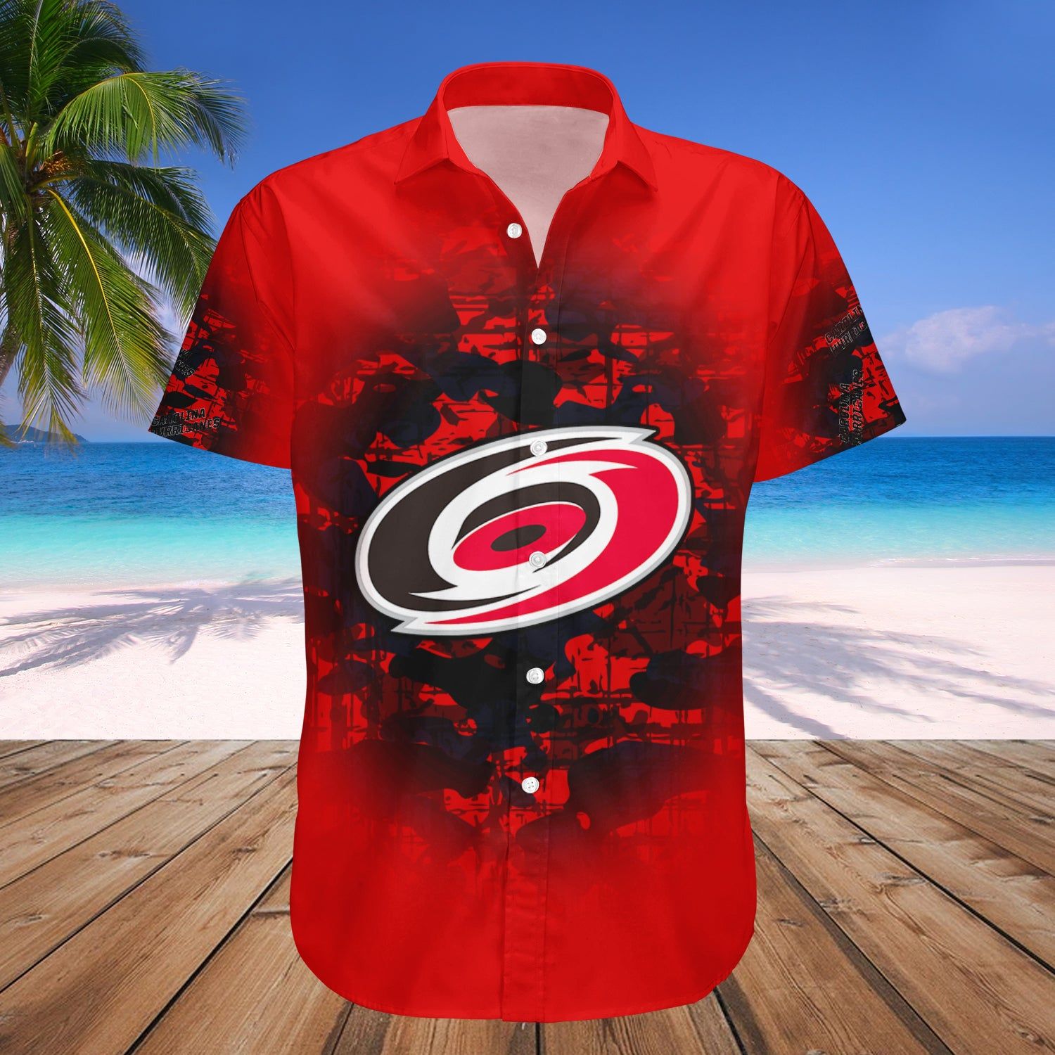 Carolina Hurricanes Hawaii Shirt Camouflage Vintage – Nhl