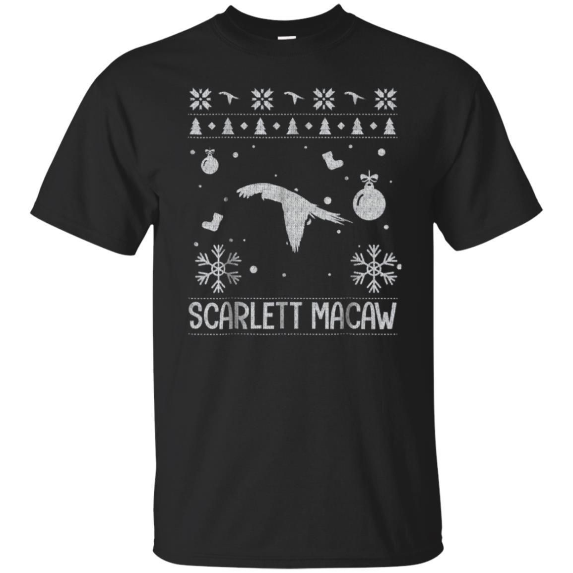 Buy Scarlett Macaw Ugly Christmas Shirt