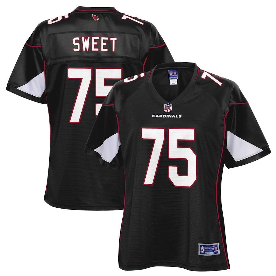 William Sweet Arizona Cardinals NFL Pro Line Womens Alternate Team Player Jersey – Black