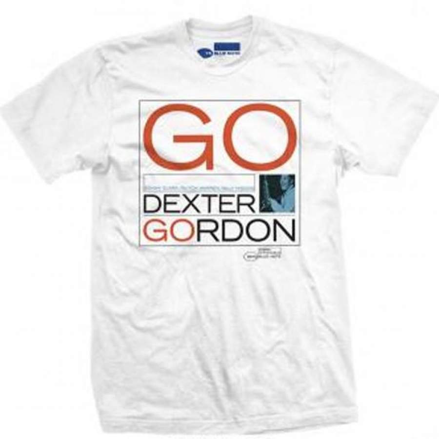 Blue Note Records  Dexter Gordon Go White t-shirt