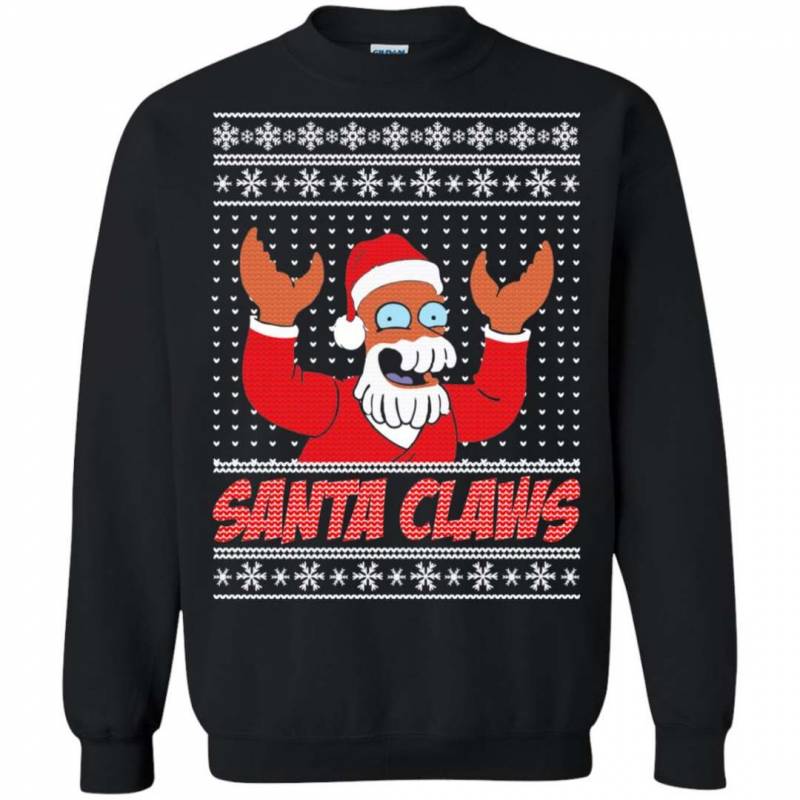 Zoidberg Santa Claws Ugly Christmas Sweater