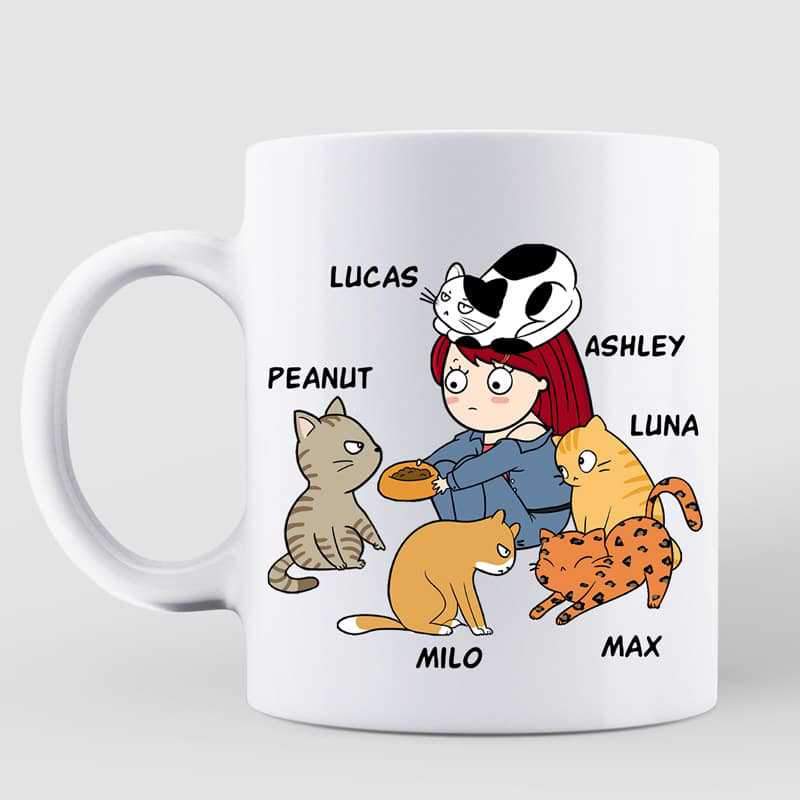 Mother‘s Day Is No Excuse Cat Personalized Coffee Mug