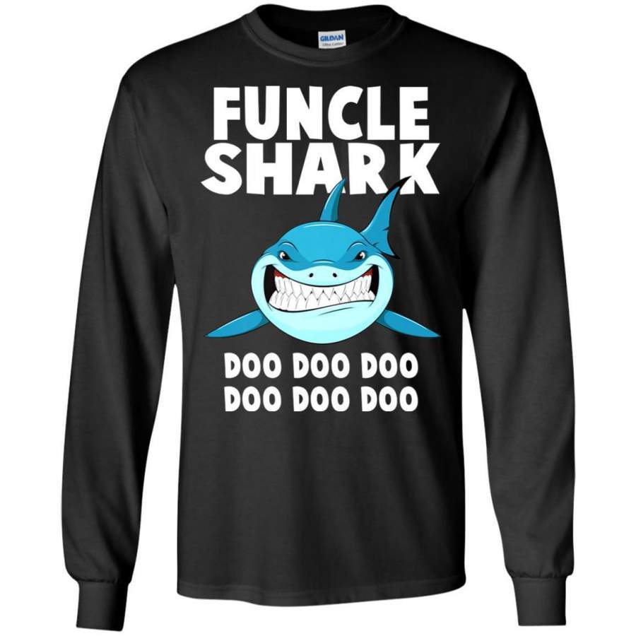 AGR Funcle Shark Doo Doo Doo Long Sleeve T-shirt