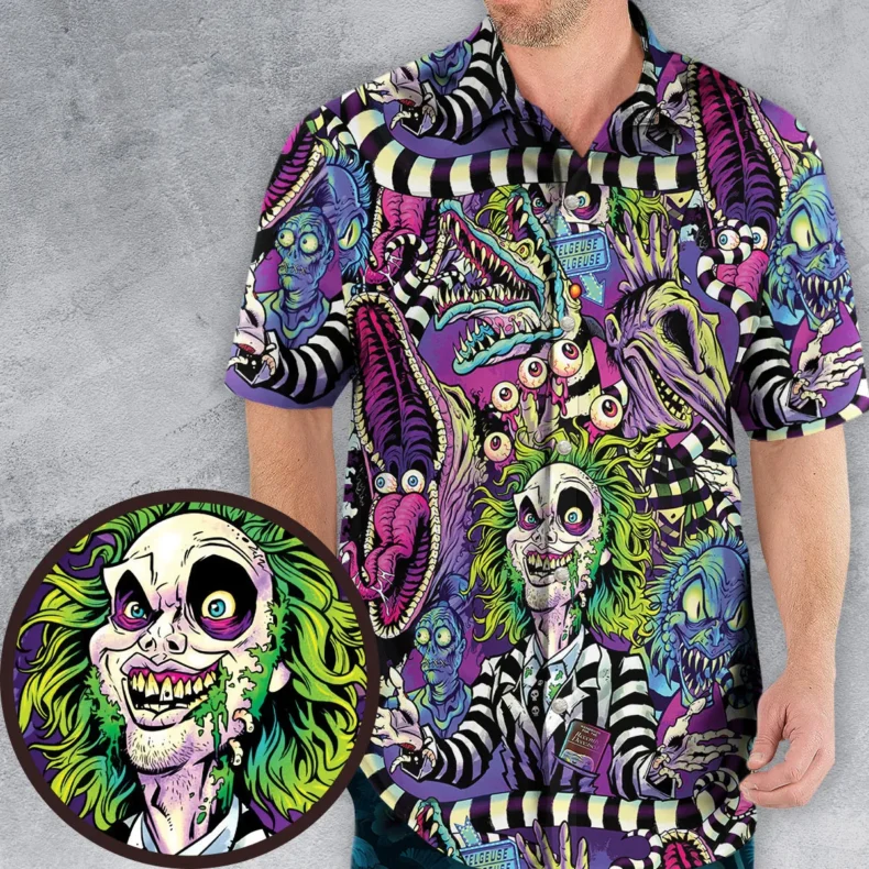 Stay Spooky Beetlejuice Hawaiian Shirt