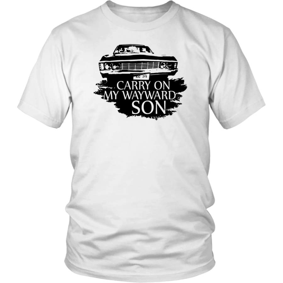 Vintage Classic Car Carry on My Wayward Son Tshirt