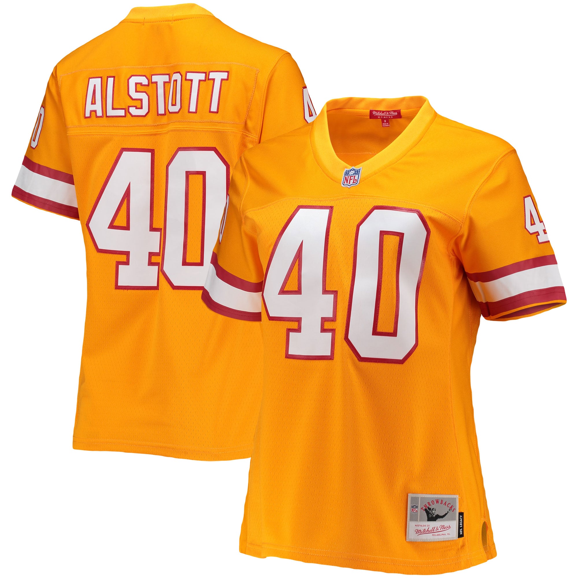 Women’s Tampa Bay Buccaneers Mike Alstott Mitchell & Ness Orange Legacy Player Jersey