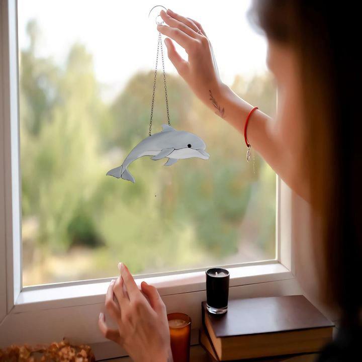 Dolphin Window Decor Ornament 7