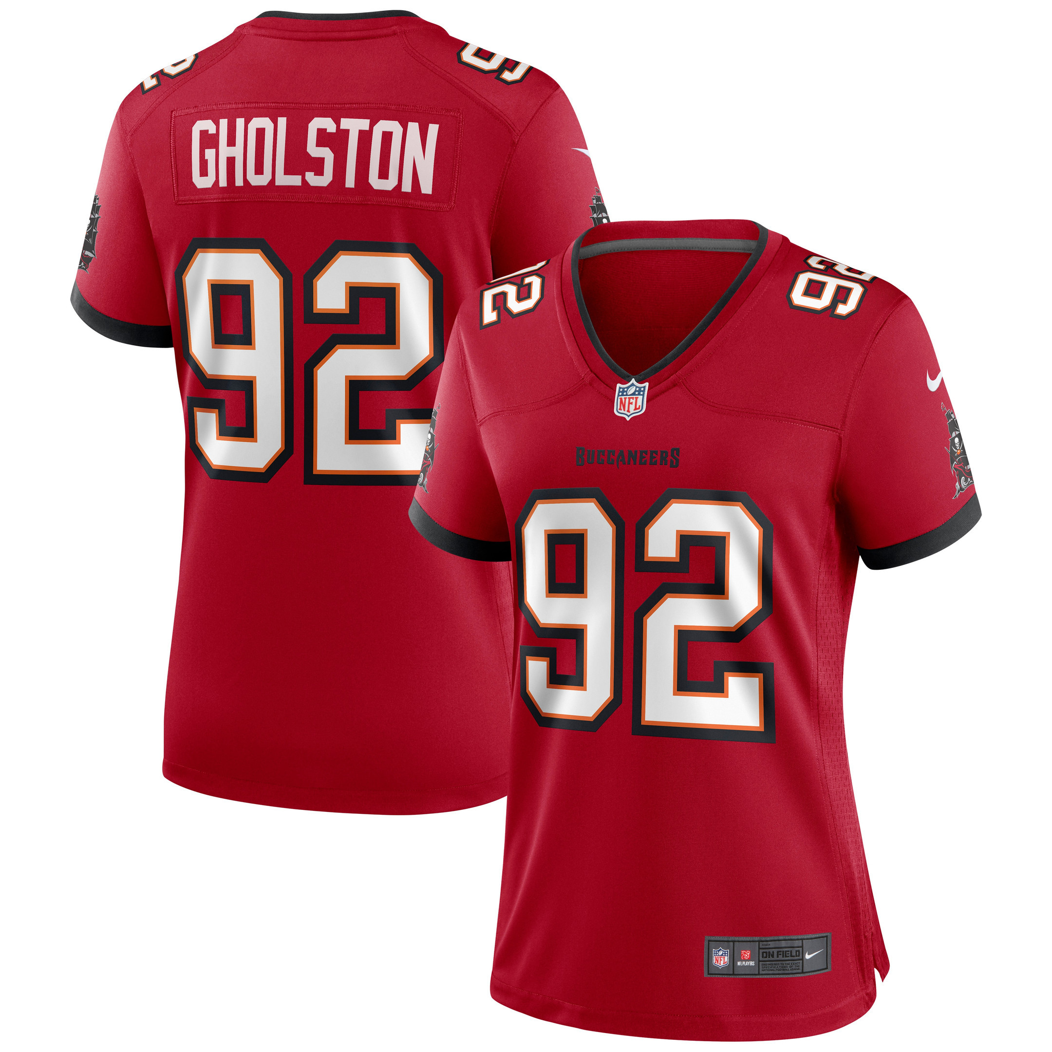 William Gholston Tampa Bay Buccaneers Womens Game Jersey – Red NFL