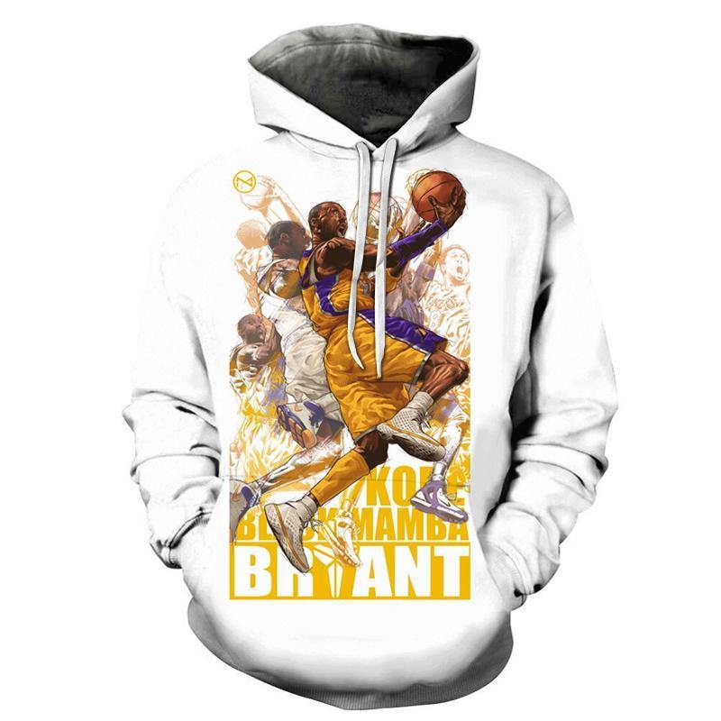 Kobe Bryant Basketball Print 3D – Sweatshirt, Hoodie, Pullover