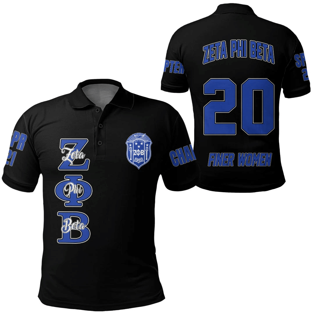 Sorority Polo – Personalized Zeta Phi Beta Polo Shirt