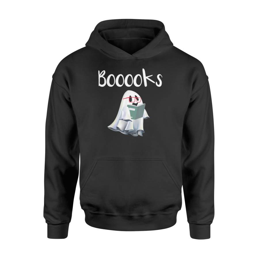 Booooooks Shirt Boo Read Books Halloween T-Shirt – Premium Hoodie