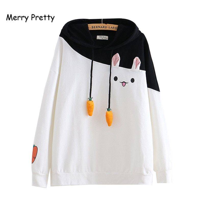 Animal Lovely Pullover Cute Bunny Hoodies