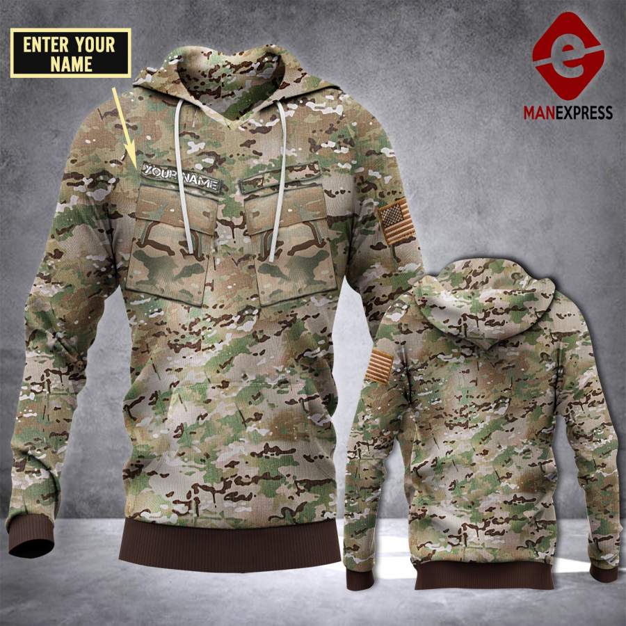 TT CUSTOMIZE US ARMY – GREAT 3D HOODIE DM MARK