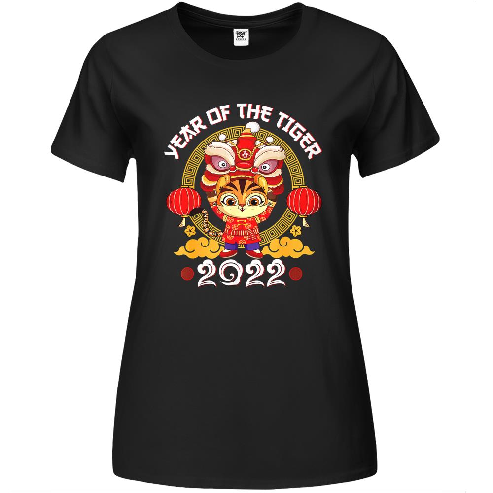 Year Of The Tiger Chinese Zodiac Chinese New Year 2022 Premium Womens T Shirts