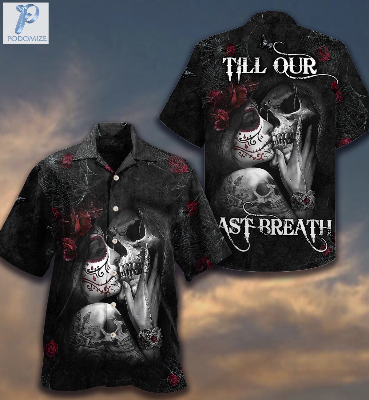 Couple Till Our Last Breath All Over Printed Hawaii Shirt Size S Ha25061